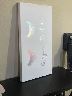 Canvas decor “Gorgeous Darling”