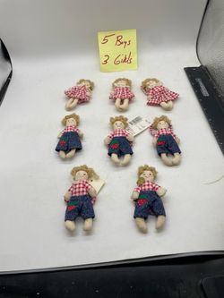 Doll Napkin Ring  ✨ X8 fabric W/ Ring ✨