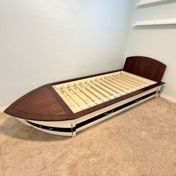 Pottery Barn Twin Boat Bed