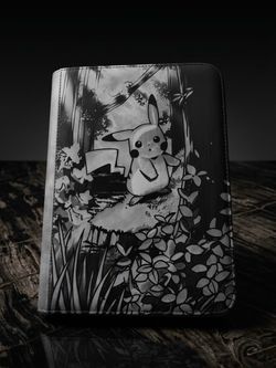 Pickachu SIR ( Ascended Heroes) Pokemon Binder Engraved Custom
