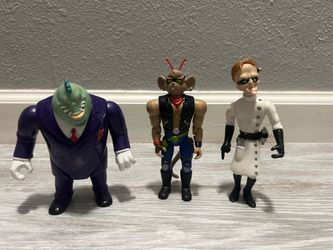 Vintage Biker Mice From Mars figures