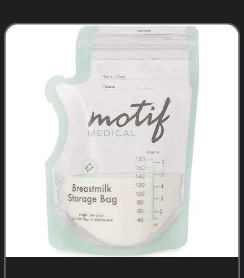 Motif Breastmilk Storage Bags 100ct Unopened
