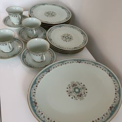 Vintage Noritake Cantata Fine China, Made in Japan – Tea Set for 4