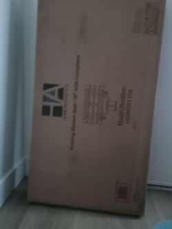 Folding chair for shower