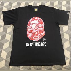 Black Pink Bape T Shirt 