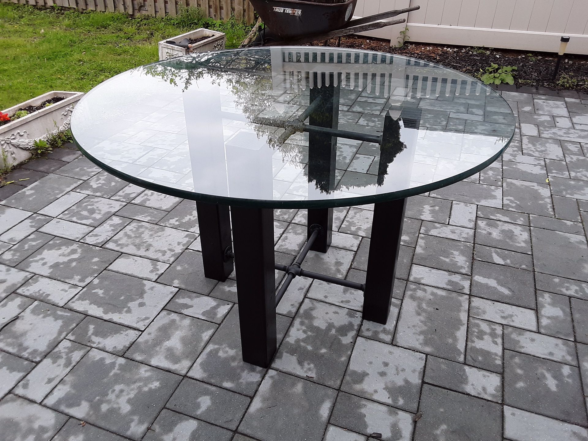 Dining Glass Table 48” Round Top