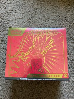 Pokémon Scarlet & Violet Elite Trainer Box (Koraidon ETB) MINOR TEARS / CUTS IN SEAL