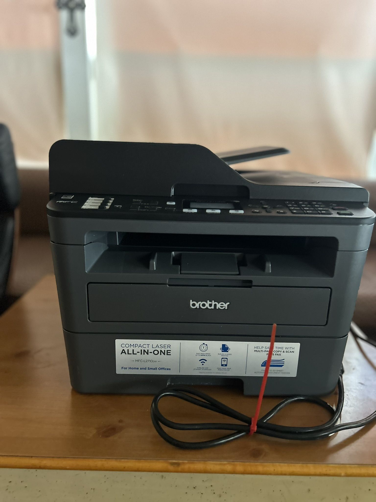 Brand New Brother MFC-L2710DW Monochrome Laser All-in-One Printer