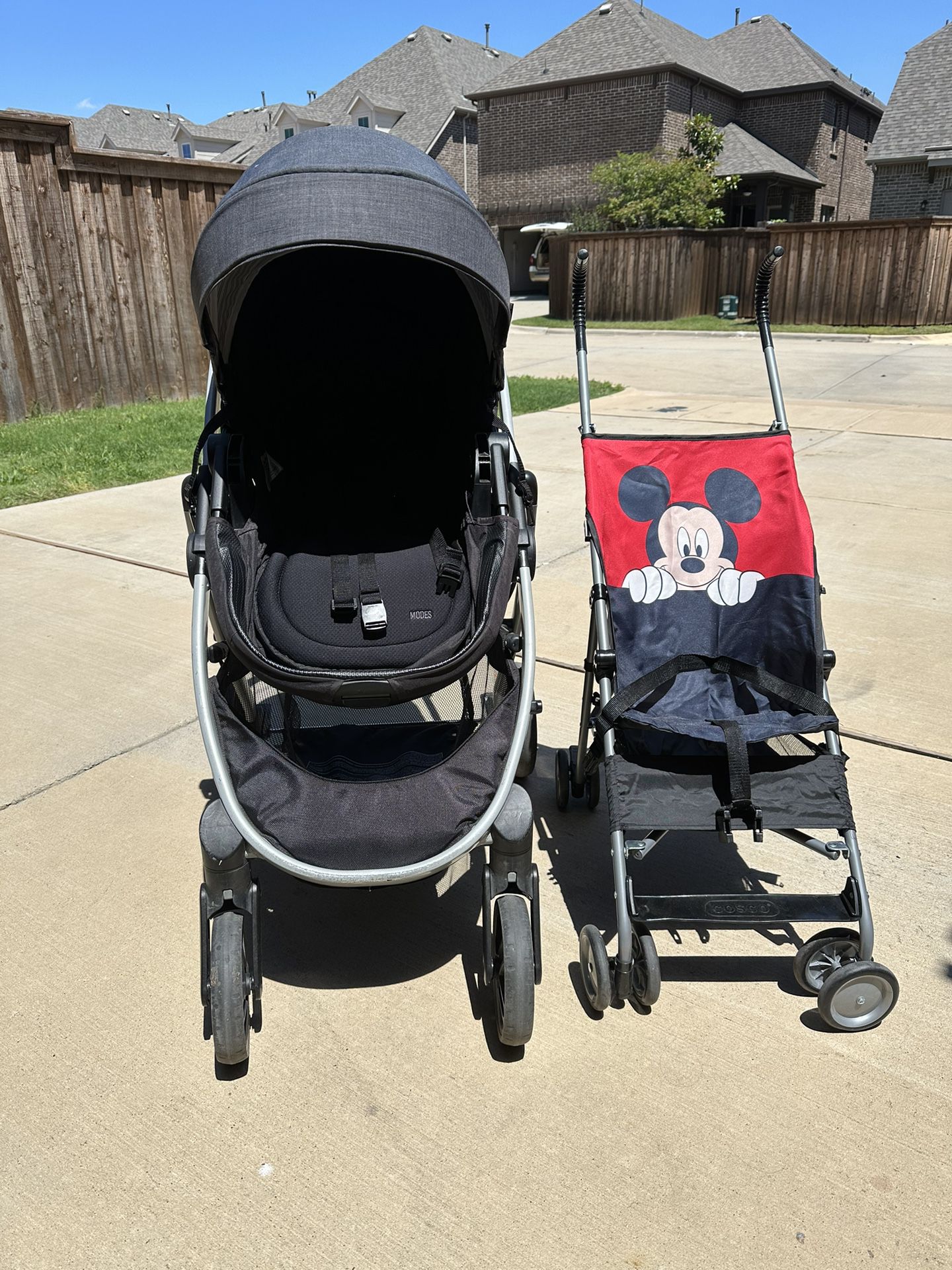 Graco  modes Baby Stroller and Mickey Mouse Stroller