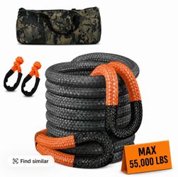 55000lbs High Tenacity Kinetic Recovery Tow Rope