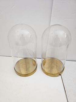✨ Set of 2 IKEA BEGÅVNING Glass Domes (7” Cloche / Bell Jar) ✨