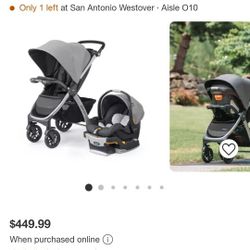 Chicco Bravo 3-in-1 Quick Fold Travel System