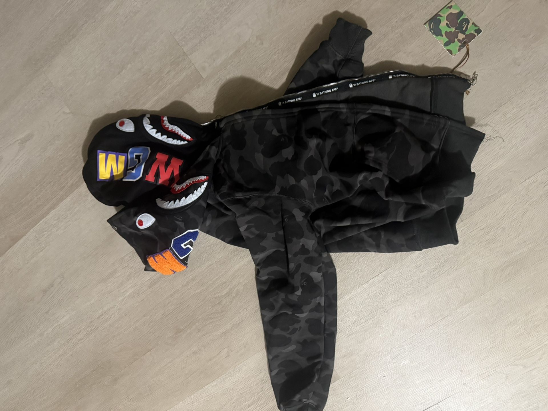 Double hooded bape hoodie