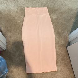 Pink Pencil Skirt