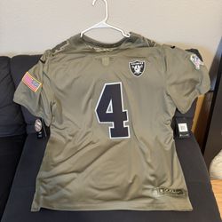 Brand New With Tag Carr Raiders Jersey 