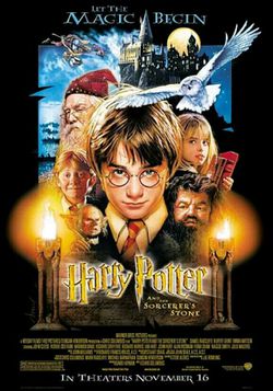 HARRY POTTER 27x40 theatrical double sided poster. Original release