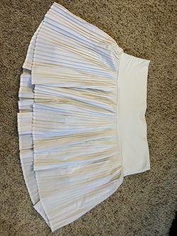 White Athletic Skort