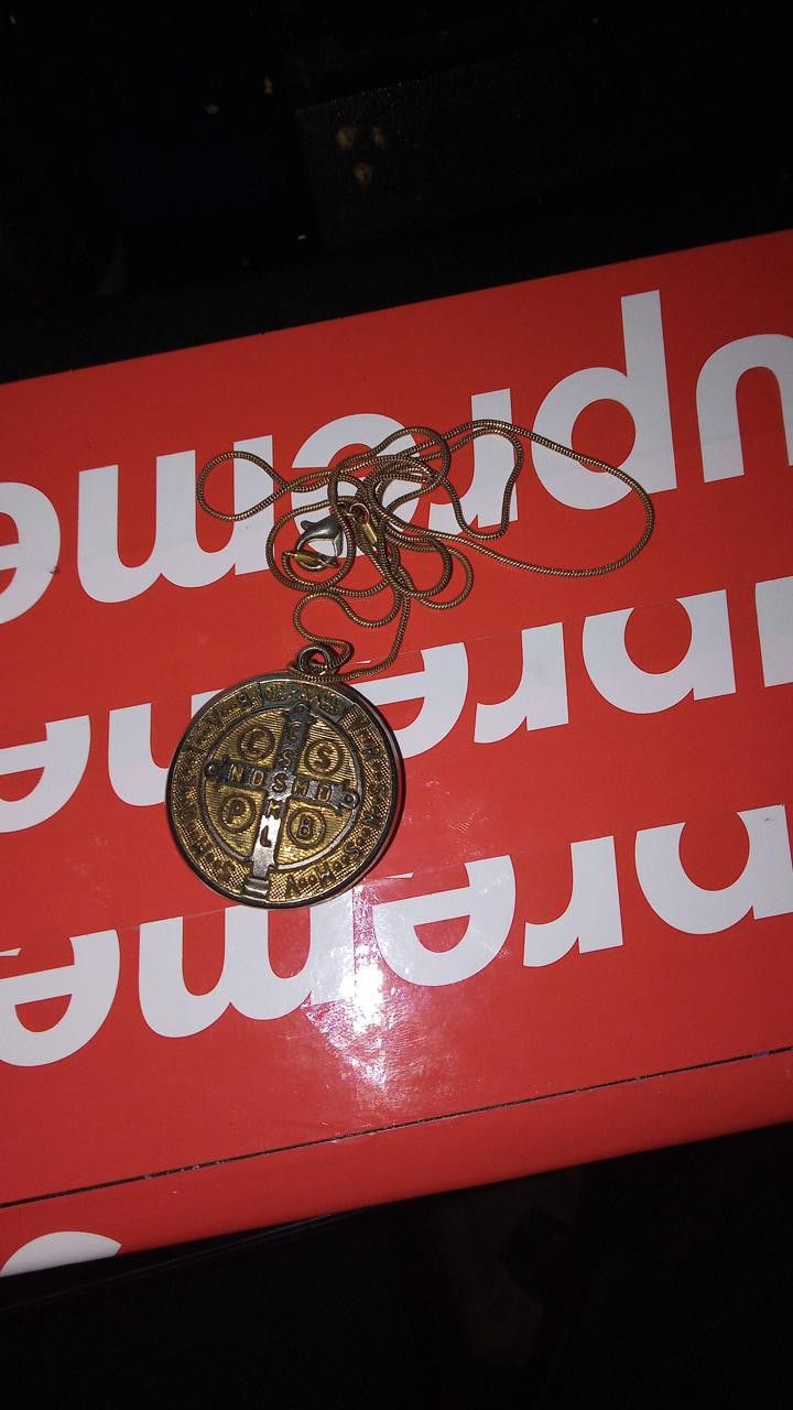 Real 10k Gold Catholic Necklace 