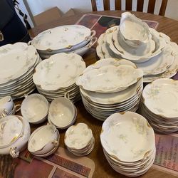 Antique Dishes Dinner set by Haviland 
