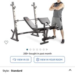 Marcy Olympic Weight Bench, $200 