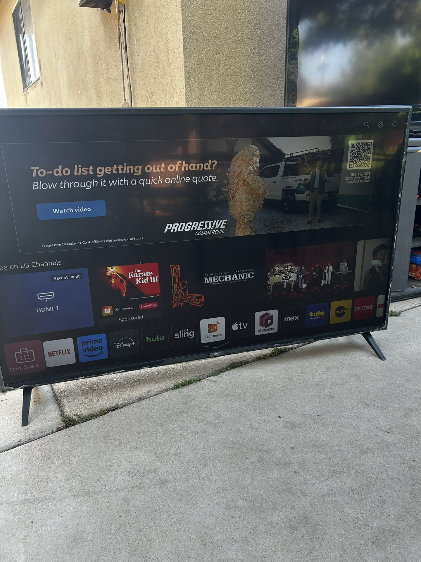 LG 55” Smart TV