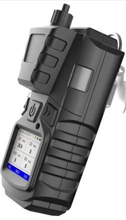 Forsensal Gas Detector with Pump, 4 Gas Monitor Multi Gas Detector CO EX O2 H2S Meter