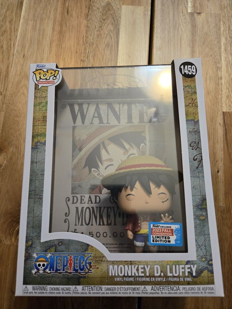 One Piece Monkey D. Luffy Wanted Poster Funko