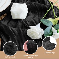 Cheese cloth table runners 12 pack 10 ft