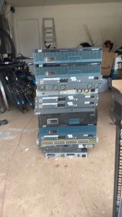 Lot of routers and servers