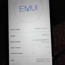 Huawei Nova 4e Mar-Lx2 Unlock
