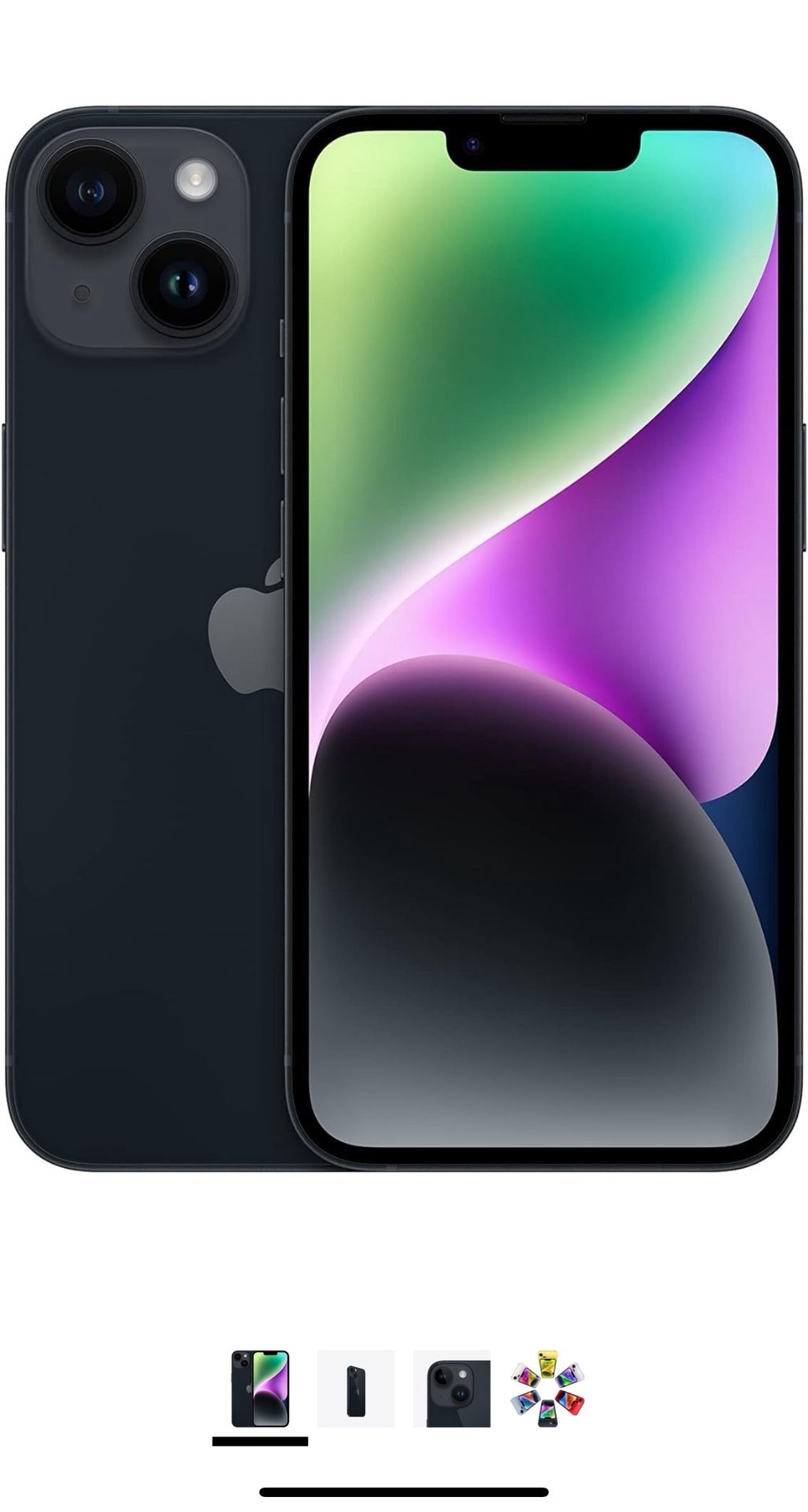 Apple iPhone 14, 128GB, Midnight for T-Mobile Locked
