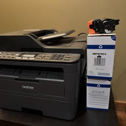 Brother All-in-One Printer With Toner Cartridges 