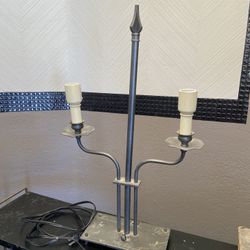 Mid Century Metal Lamp