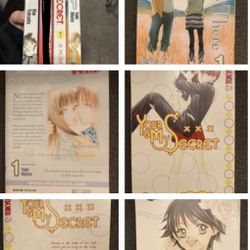 Manga Lot  Gaba Kawa, Tokyo Mew Mew, You and My Secret, and Whe We There. All volume 1.