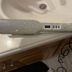 New bling hair straightener in box