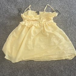 Forever 21 Yellow Dress