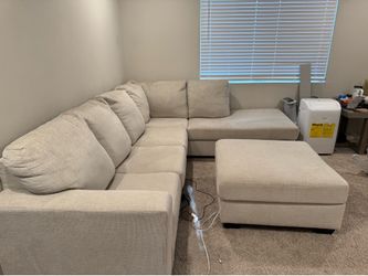 Beige couch