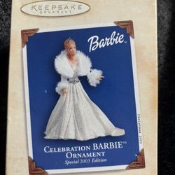 Hallmark Ornament Special 2003 Celebration Barbie Holiday Collector's Series
