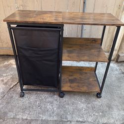 mobile 3-tier laundry hamper