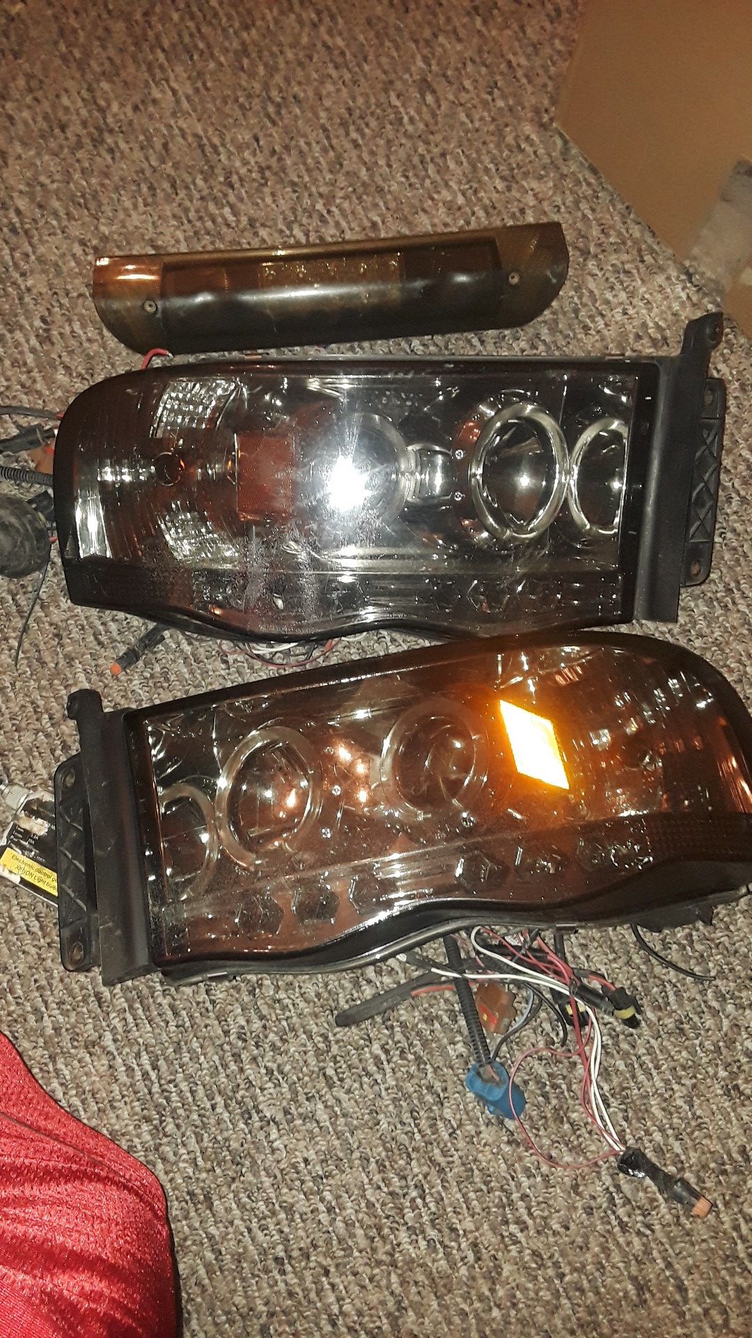 LED halo head lights