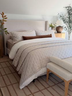 King Bed with Mattress Only 6 months used