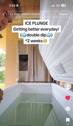 Large cold plunge or freezer