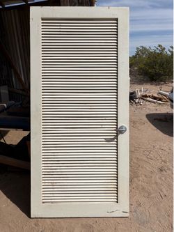 Louvre Door, white, 36” x 80”, solid