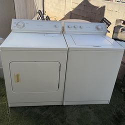 Washer And Dryer Electric Set Whirlpool Heavy Duty 