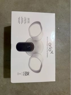 NEW Arlo 2K HDR Wired Floodlight Security Camera | 2000 Lumens | White