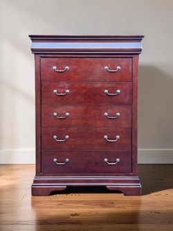 Free Delivery - Vintage Cognac Dresser