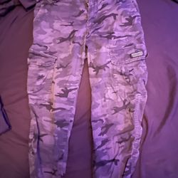 Slim fit camo cargos 