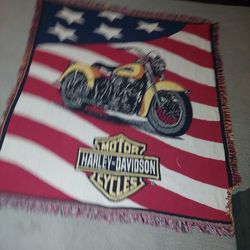 Harley Davidson Blanket Quilt