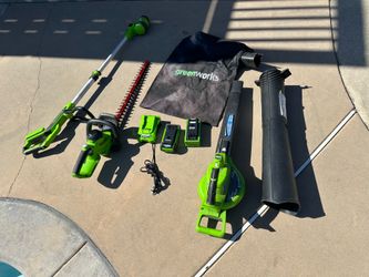 Herramientas de jardín con batería Greenworks 40v