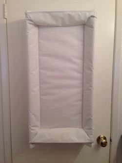 White changing table